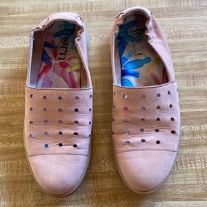 Born Kristin Pink Suede Slip on Shoes Size 6.5